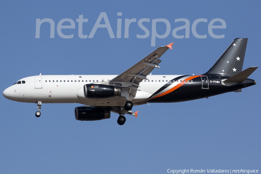 Titan Airways Airbus A320-233 (G-POWK) | Photo 337713