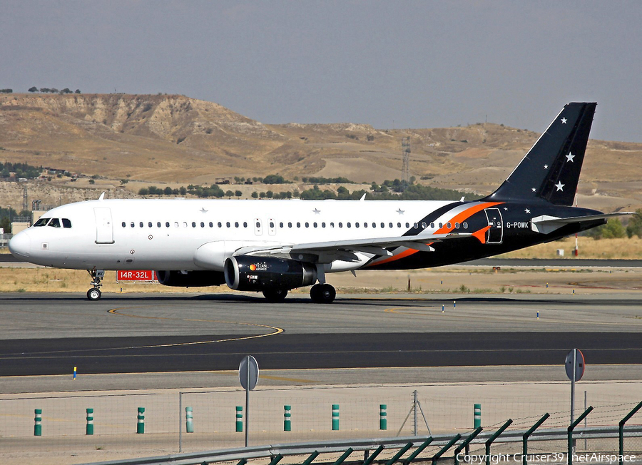 Titan Airways Airbus A320-233 (G-POWK) | Photo 186073