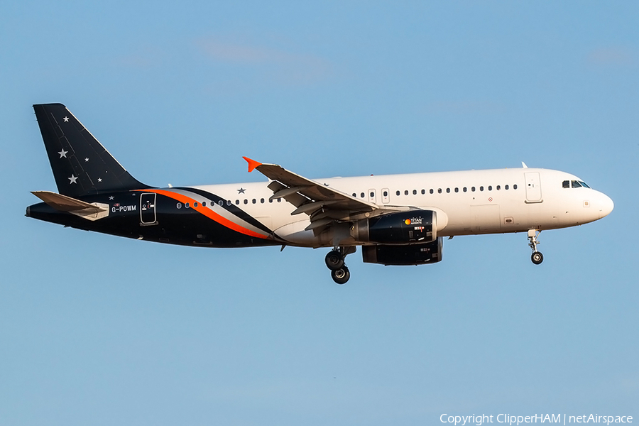 Titan Airways Airbus A320-232 (G-POWM) | Photo 267152