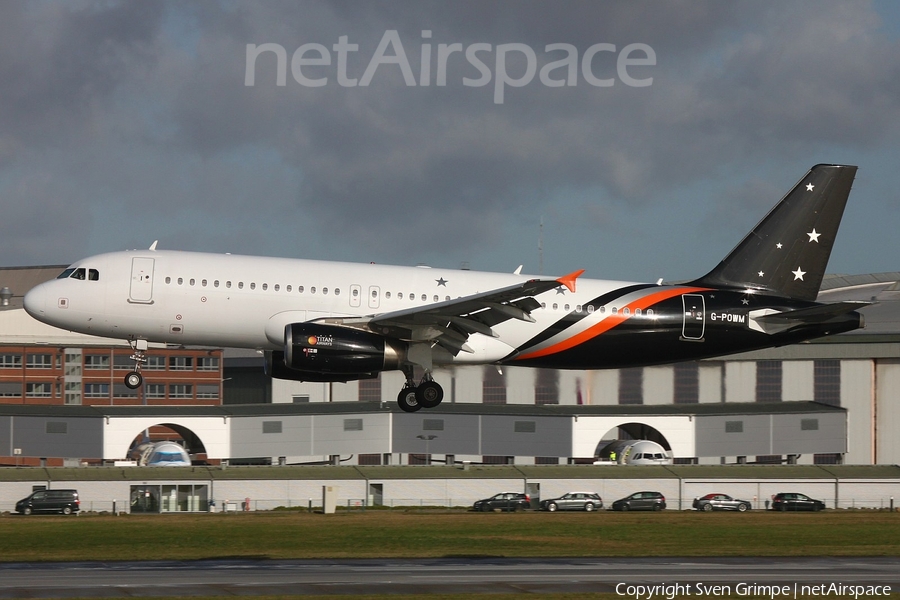 Titan Airways Airbus A320-232 (G-POWM) | Photo 307719