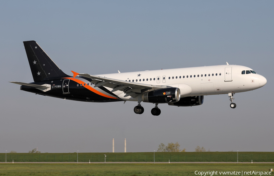 Titan Airways Airbus A320-232 (G-POWM) | Photo 313590