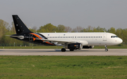 Titan Airways Airbus A320-232 (G-POWM) at  Hamburg - Finkenwerder, Germany