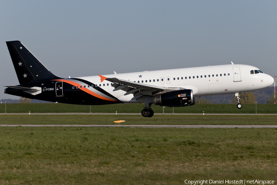 Titan Airways Airbus A320-232 (G-POWM) | Photo 414401