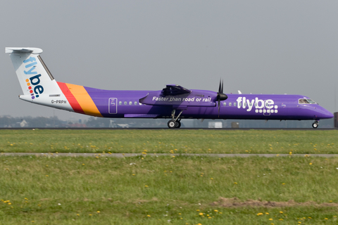 Flybe Bombardier DHC-8-402Q (G-PRPH) at  Amsterdam - Schiphol, Netherlands