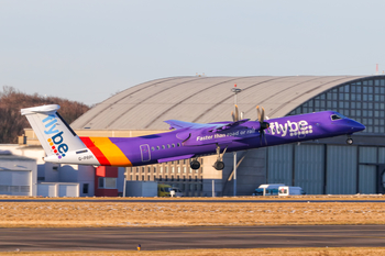 Flybe Bombardier DHC-8-402Q (G-PRPI) at  Luxembourg - Findel, Luxembourg