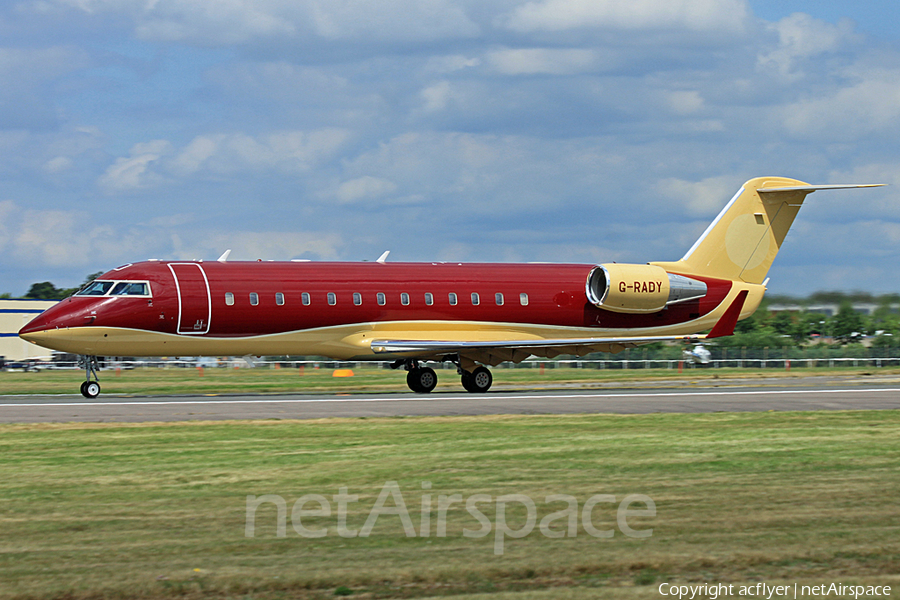 TAG Aviation UK Bombardier CL-600-2B19 Challenger 850 (G-RADY) | Photo 362829