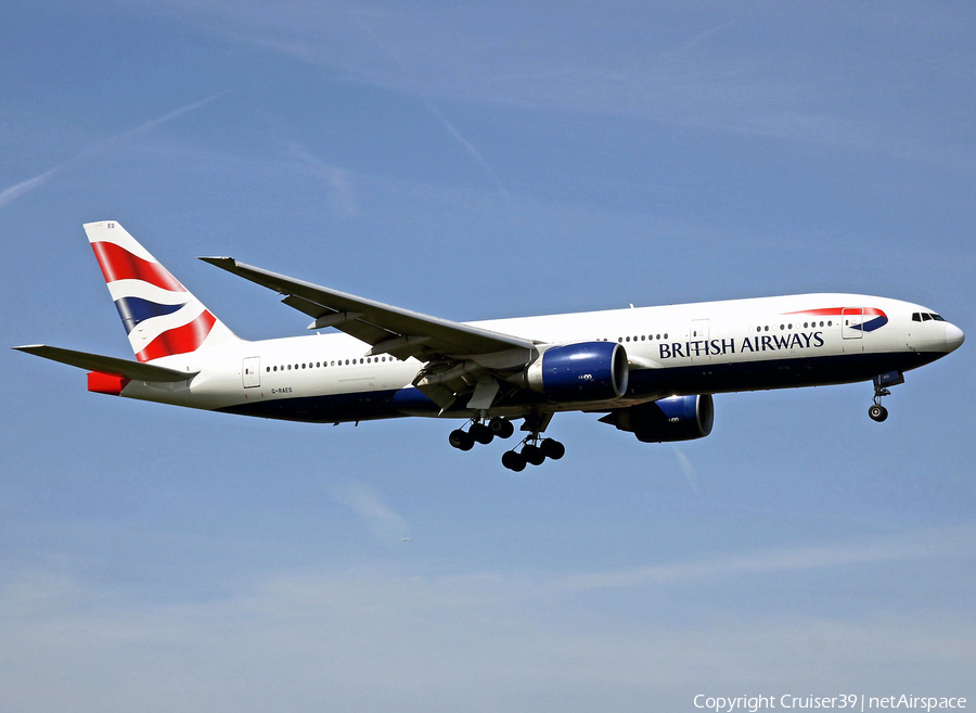 British Airways Boeing 777-236(ER) (G-RAES) | Photo 156689