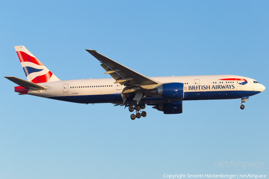 British Airways Boeing 777-236(ER) (G-RAES) | Photo 226256