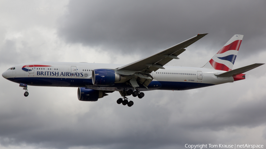 British Airways Boeing 777-236(ER) (G-RAES) | Photo 361040