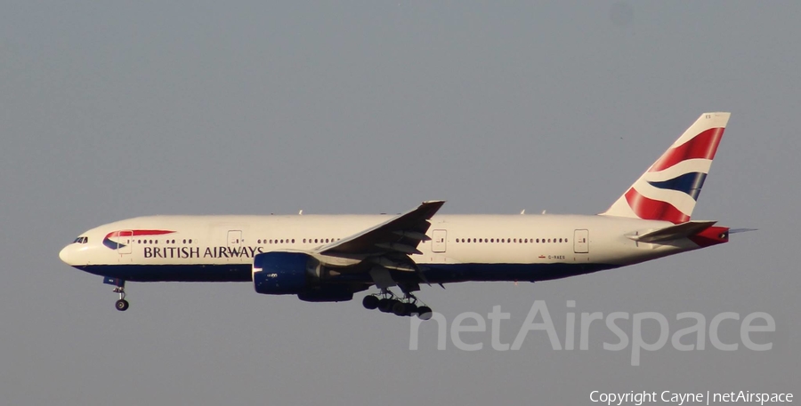 British Airways Boeing 777-236(ER) (G-RAES) | Photo 148646