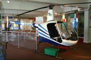 Cabair Helicopters Robinson R22 Beta (G-RAFM) at  Hendon Museum, United Kingdom
