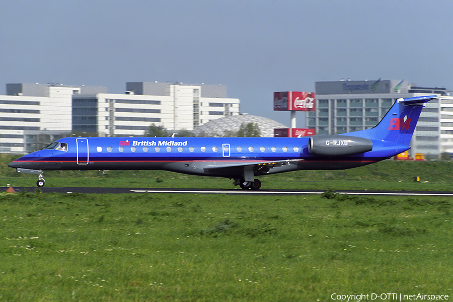 British Midland Airways - BMA Embraer ERJ-145EP (G-RJXB) | Photo 468556