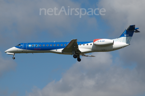 bmi Regional Embraer ERJ-145EP (G-RJXF) at  London - Heathrow, United Kingdom