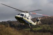 Rooney Air Sikorsky S-76C-2 (G-ROON) at  Cheltenham Race Course, United Kingdom