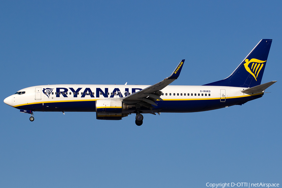 Ryanair Boeing 737-8AS (G-RUKD) | Photo 573012