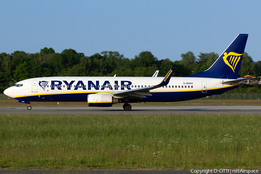 Ryanair UK Boeing 737-8AS (G-RUKG) | Photo 571251