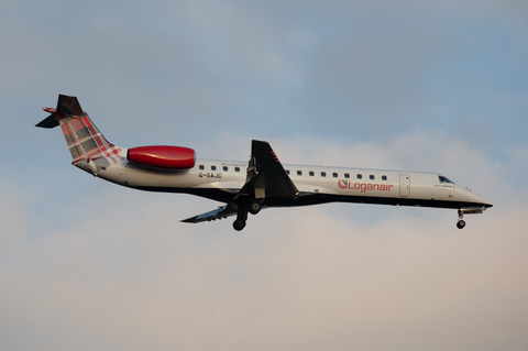 Loganair Embraer ERJ-145EP (G-SAJC) at  Southampton - International, United Kingdom