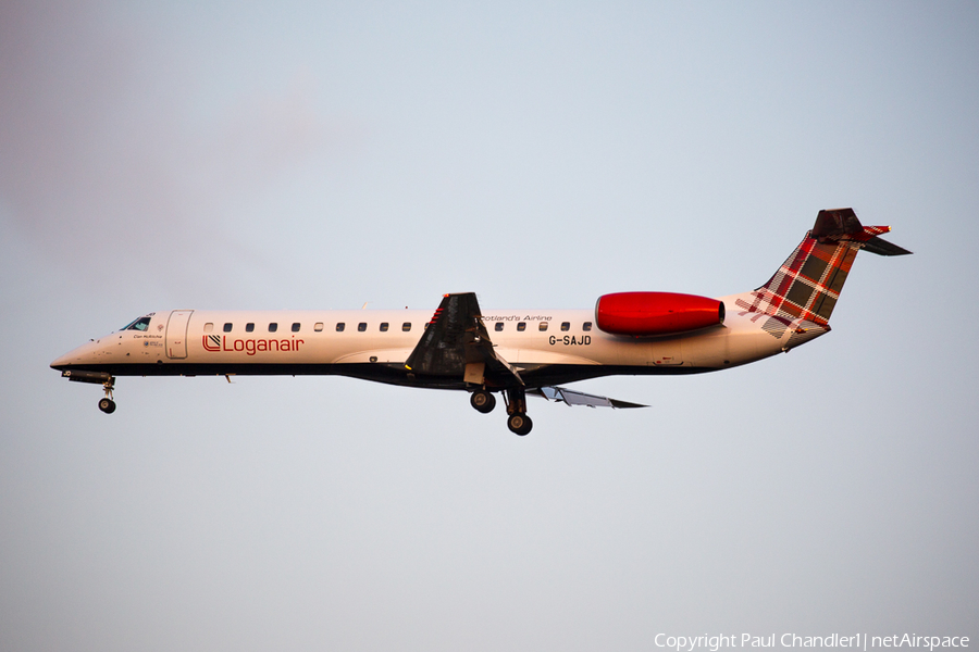 Loganair Embraer ERJ-145EP (G-SAJD) | Photo 403657