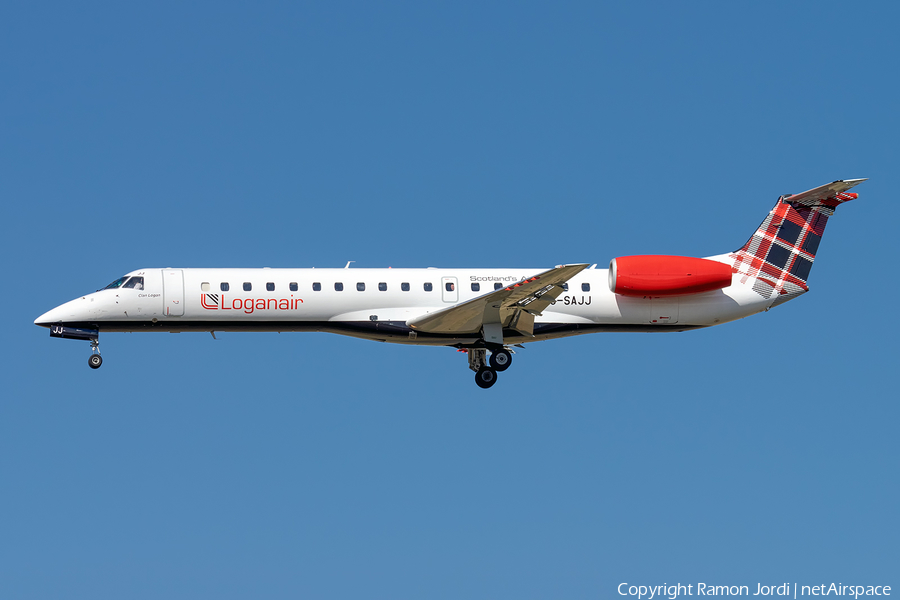 Loganair Embraer ERJ-145EP (G-SAJJ) | Photo 338478
