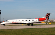 Loganair Embraer ERJ-145EP (G-SAJL) at  Manchester - International (Ringway), United Kingdom