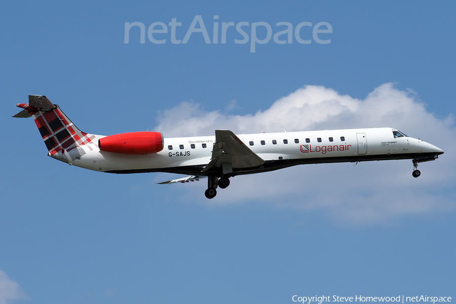 Loganair Embraer ERJ-145EP (G-SAJS) | Photo 670030