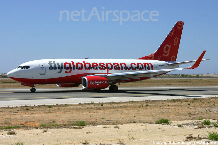 Flyglobespan Boeing 737-7Q8 (G-SEFC) | Photo 389750