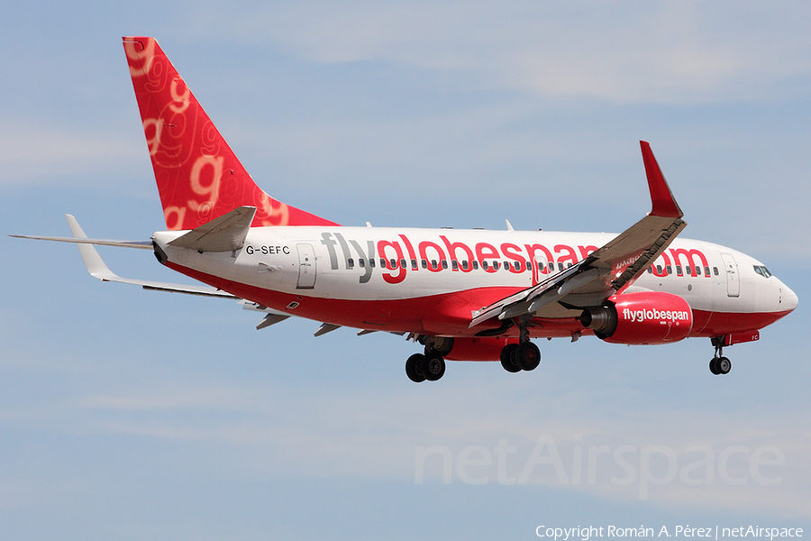 Flyglobespan Boeing 737-7Q8 (G-SEFC) | Photo 283312