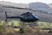 (Private) Agusta Bell AB-206B JetRanger II (G-SELY) at  Cheltenham Race Course, United Kingdom