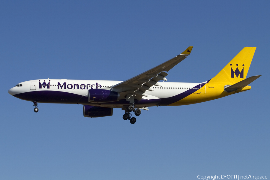 Monarch Airlines Airbus A330-243 (G-SMAN) | Photo 414043