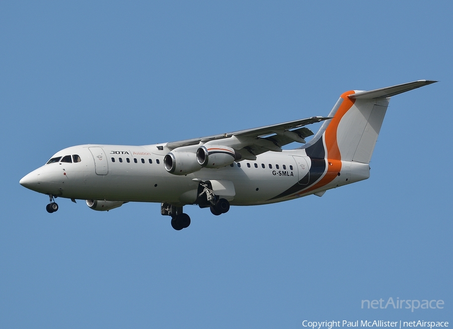 Jota Aviation BAe Systems BAe-146-200 (G-SMLA) | Photo 77440