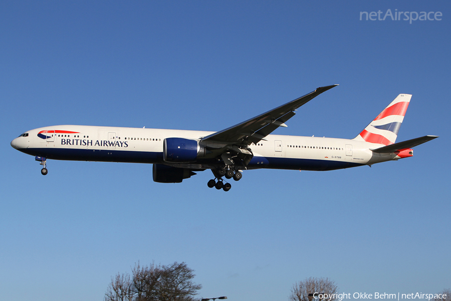 British Airways Boeing 777-36N(ER) (G-STBB) | Photo 41546