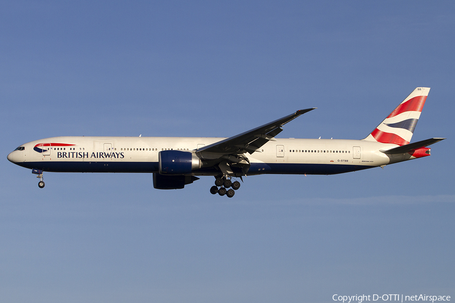 British Airways Boeing 777-36N(ER) (G-STBB) | Photo 473937