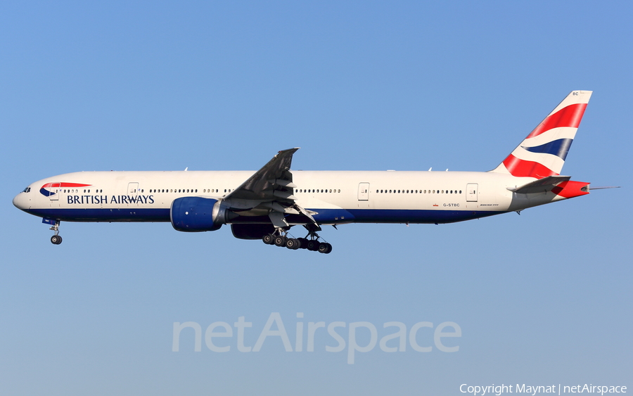 British Airways Boeing 777-36N(ER) (G-STBC) | Photo 220559