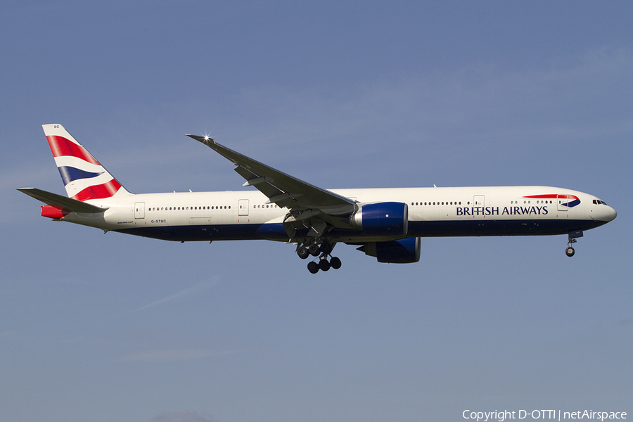 British Airways Boeing 777-36N(ER) (G-STBC) | Photo 348485