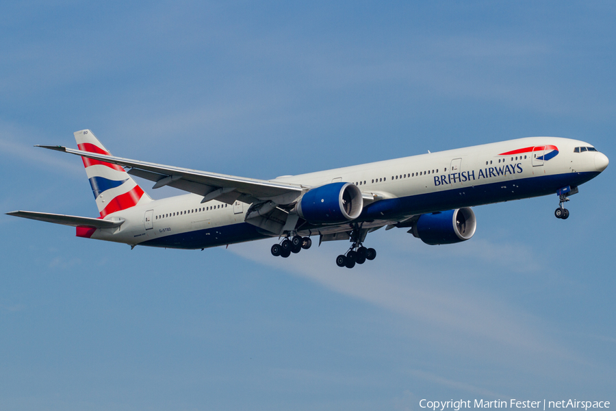 British Airways Boeing 777-36N(ER) (G-STBD) | Photo 344652