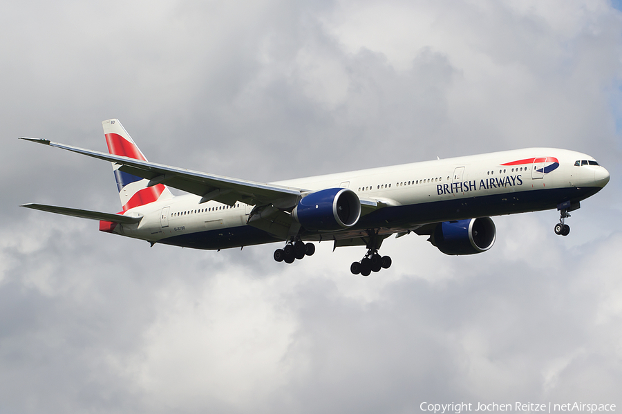 British Airways Boeing 777-36N(ER) (G-STBD) | Photo 52035