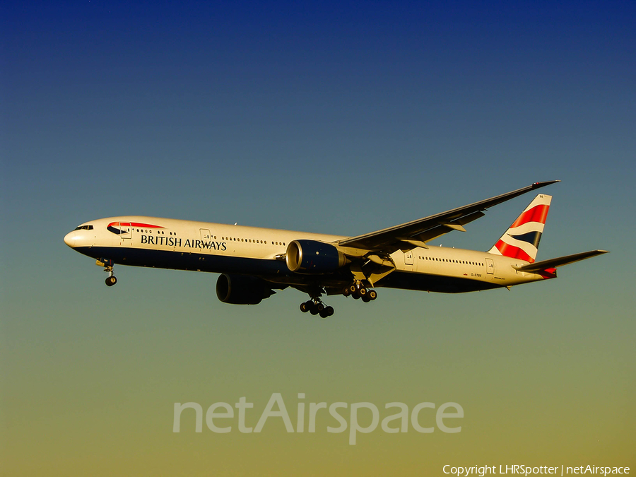 British Airways Boeing 777-36N(ER) (G-STBE) | Photo 43683