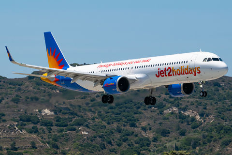 Jet2 Airbus A321-251NX (G-SUNB) at  Kos - International, Greece