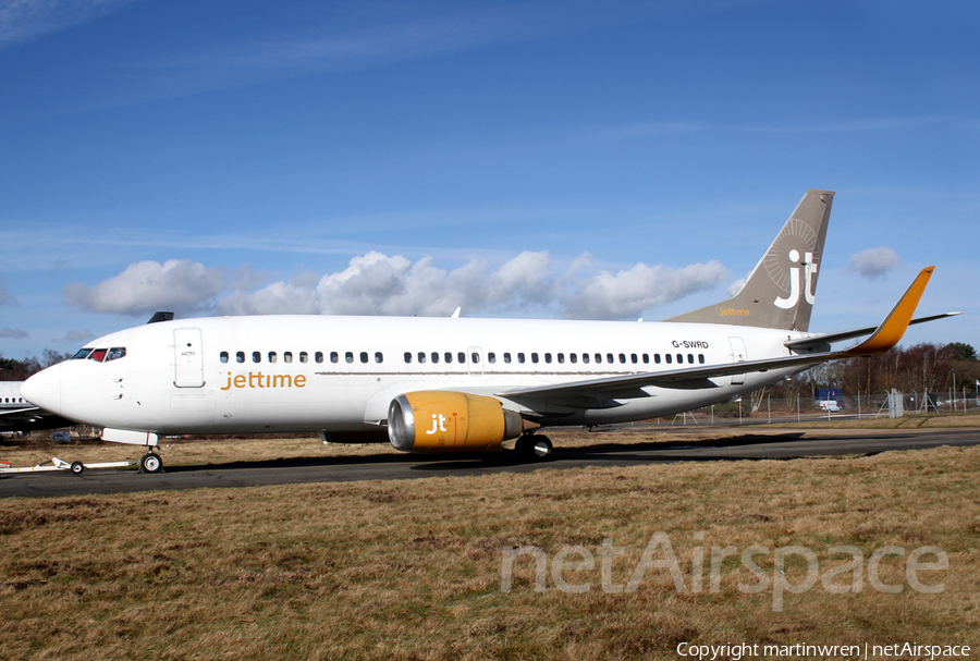 Jet Time Boeing 737-3L9 (G-SWRD) | Photo 224665