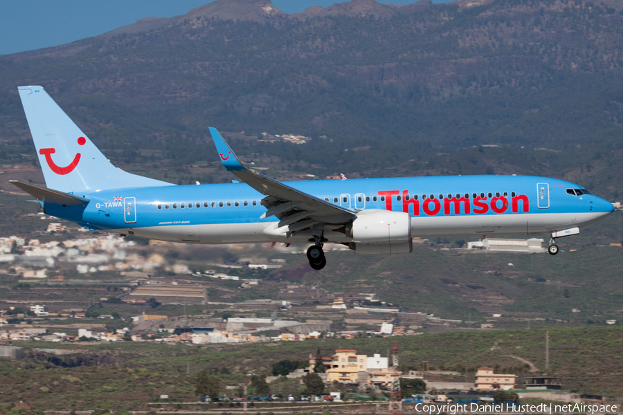 Thomson Airways Boeing 737-8K5 (G-TAWA) | Photo 546356
