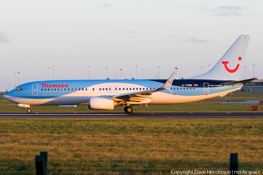 Thomson Airways Boeing 737-8K5 (G-TAWB) | Photo 91939