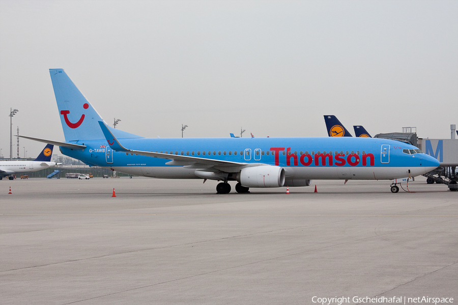 Thomson Airways Boeing 737-8K5 (G-TAWB) | Photo 44403