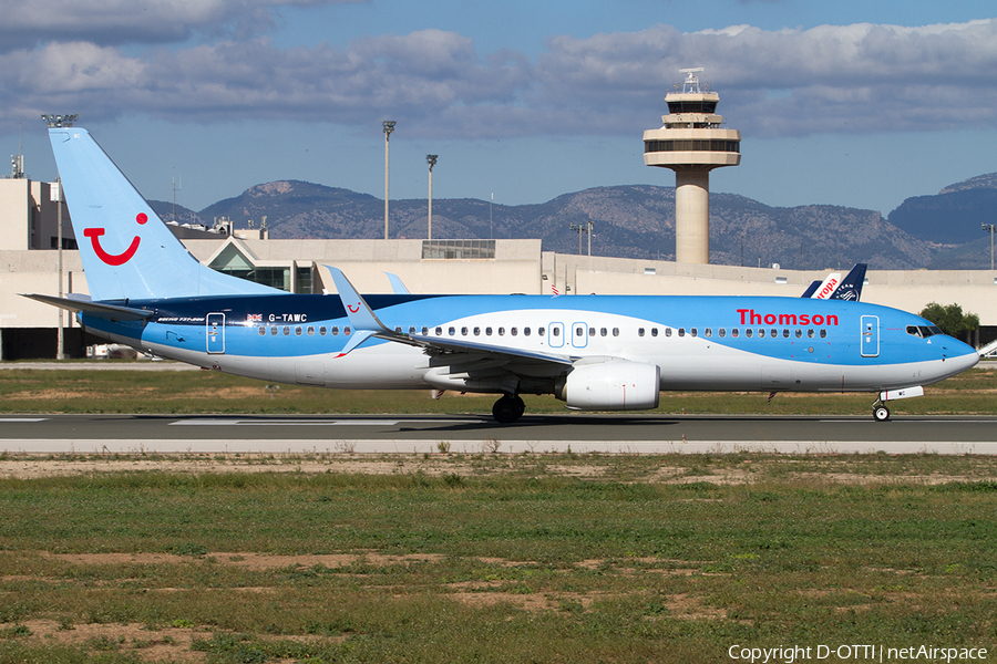 Thomson Airways Boeing 737-8K5 (G-TAWC) | Photo 524032