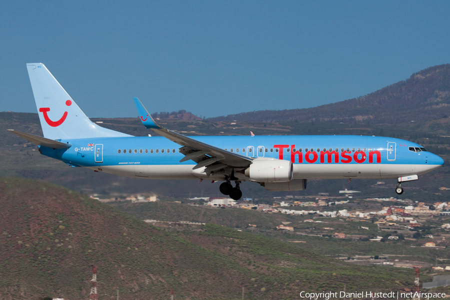 Thomson Airways Boeing 737-8K5 (G-TAWC) | Photo 546355