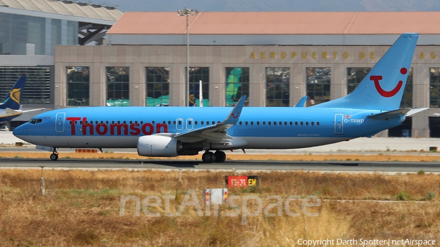 Thomson Airways Boeing 737-8K5 (G-TAWD) | Photo 212791