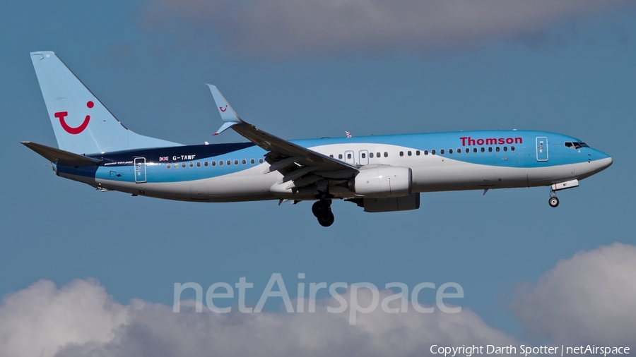 Thomson Airways Boeing 737-8K5 (G-TAWF) | Photo 232449