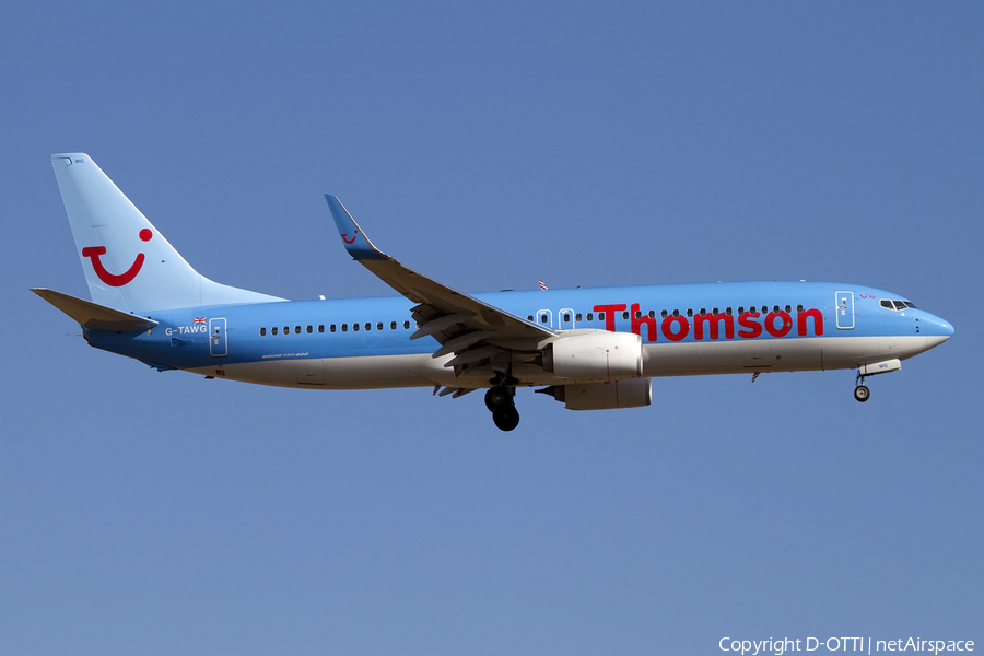 Thomson Airways Boeing 737-8K5 (G-TAWG) | Photo 414258