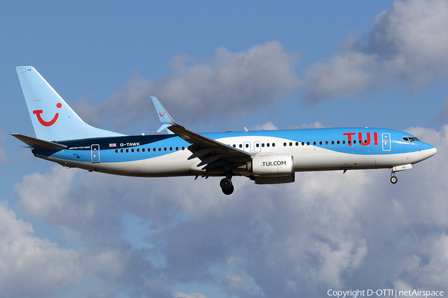 TUI Airways UK Boeing 737-8K5 (G-TAWK) | Photo 533863