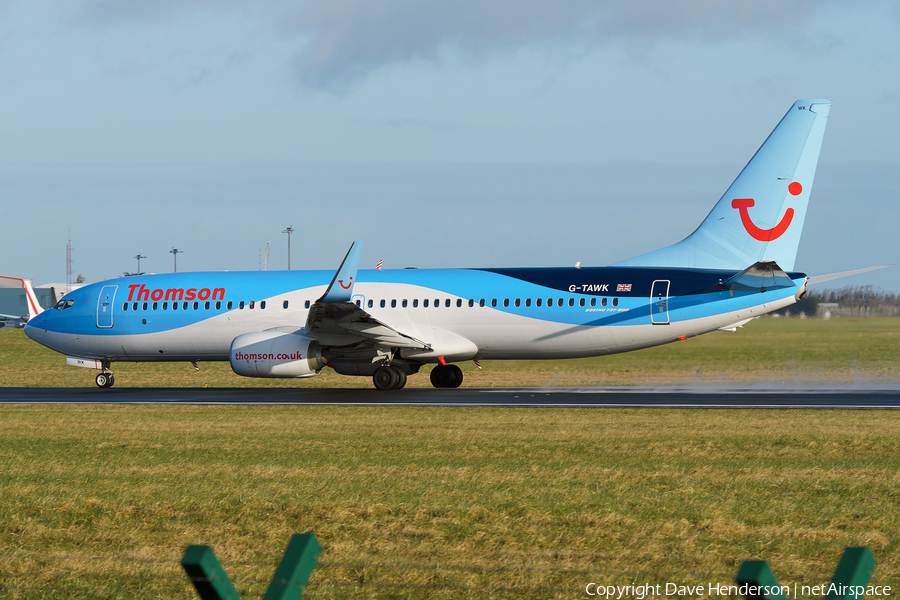 Thomson Airways Boeing 737-8K5 (G-TAWK) | Photo 42484