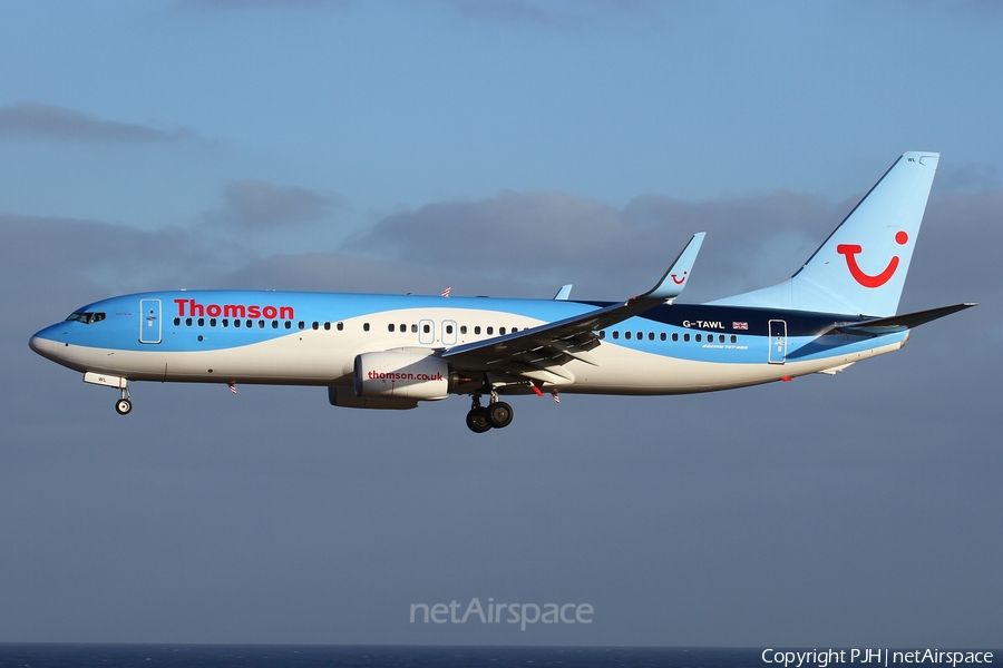 Thomson Airways Boeing 737-8K5 (G-TAWL) | Photo 21295